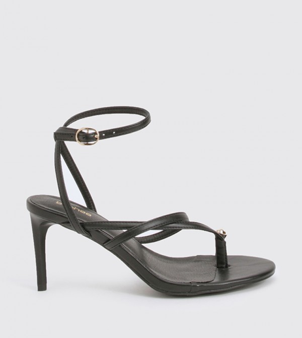 Hardware Detail 2 Part Heel Sandals