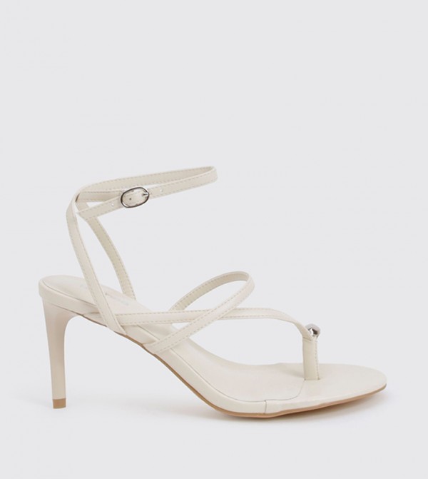 Hardware Detail 2 Part Heel Sandals