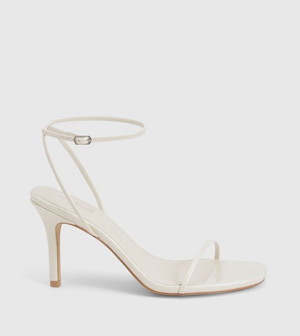Barely There Ankle Strap Heel Sandals