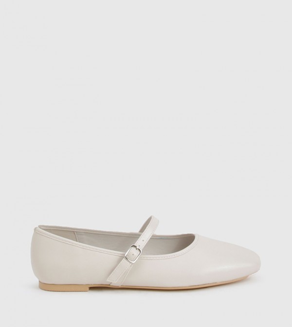 Soft Almond Toe Mary Jane Shoes