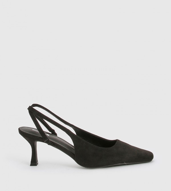 Kitten Heel Slingback Pumps