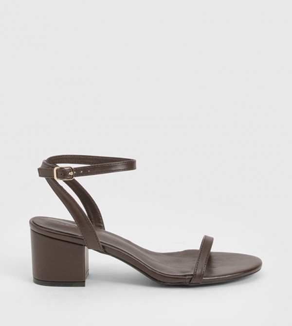 Barely There Block Heel Sandals