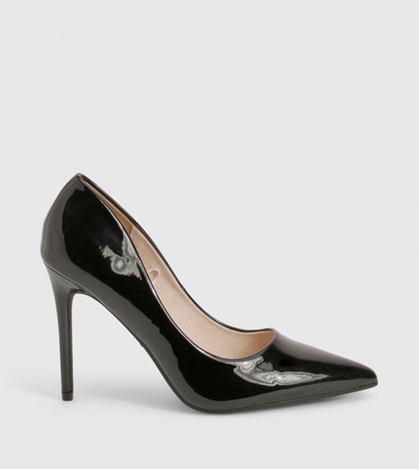 Patent Pointed Toe Stiletto Heel Pumps