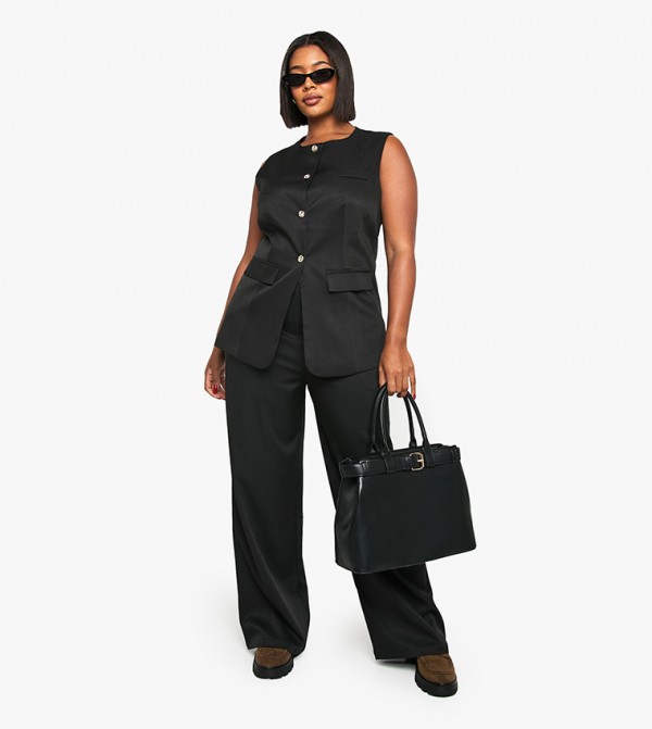 Curve Tailored Straight Fit Trousers