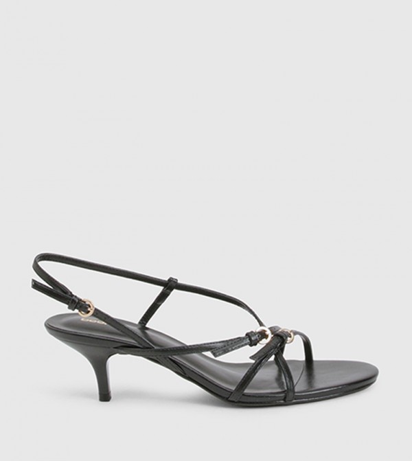 Buckle Strap Detail Heel Sandals