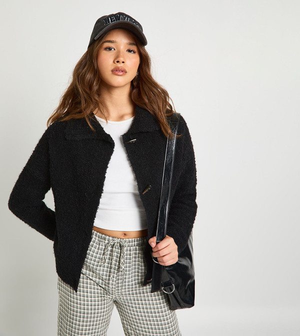 كارديغان اوفرسايز محبوك 