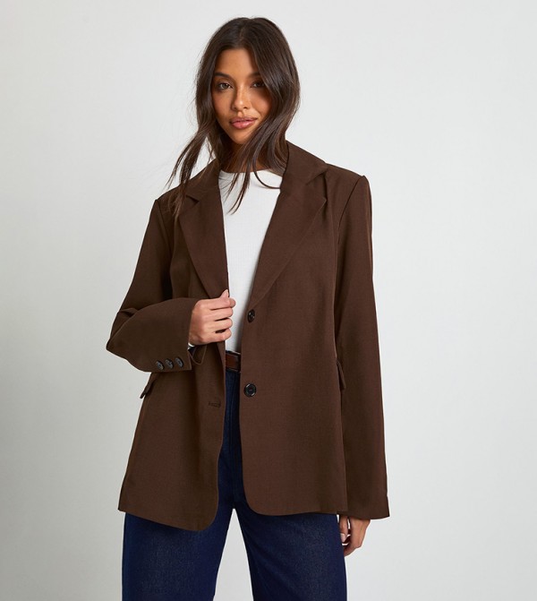 Single Breasted Oversized Tailored Blazer