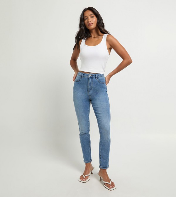 Petite High Waist Skinny Jeans