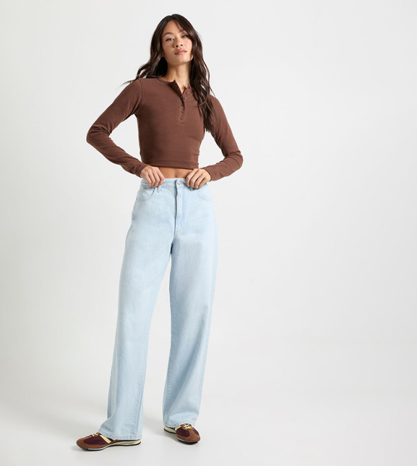 Tall High Waist Straight Fit Jeans