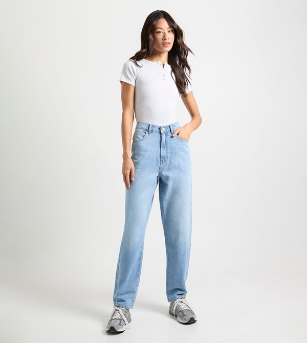 Tall High Waist Mom Fit Jeans