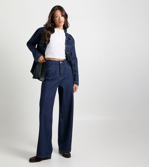 Tall High Waist Wide Leg Jeans