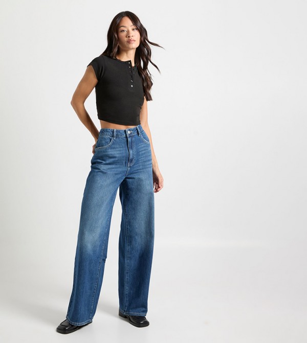 Tall High Waist Wide Leg Jeans