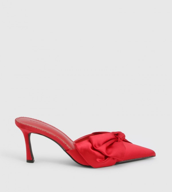 Limited Edition Satin Knot Front Pumps