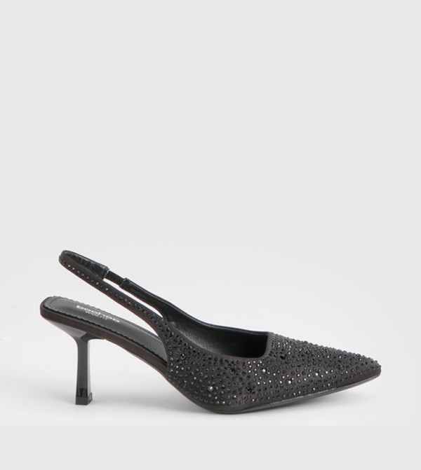 Limited Edition Diamante Slingback Pumps