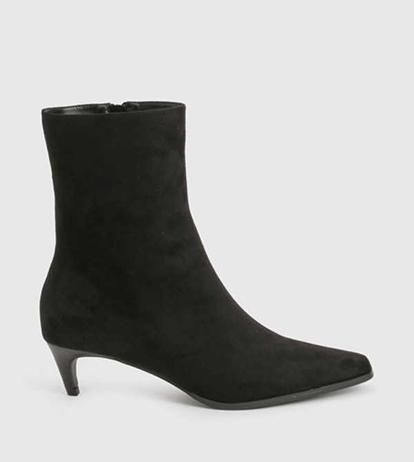 Kitten Heel Ankle Boots
