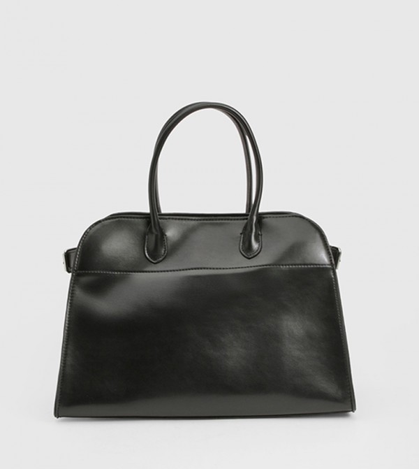 Textured Satchel Bag