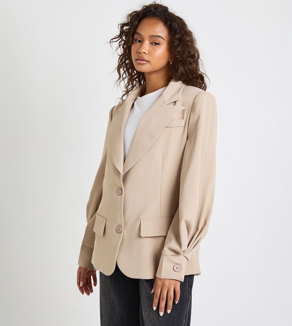 Volume Sleeves Tailored Blazer