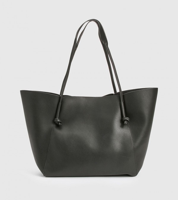 Textured Structured Tote Bag
