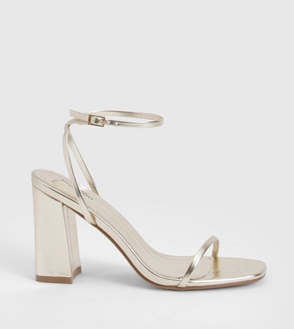 2 Part Block Heel Sandals