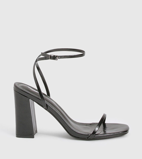 2 Part Block Heel Sandals