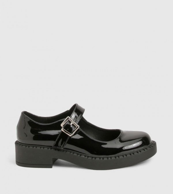 Chunky Patent Mary Jane Shoes