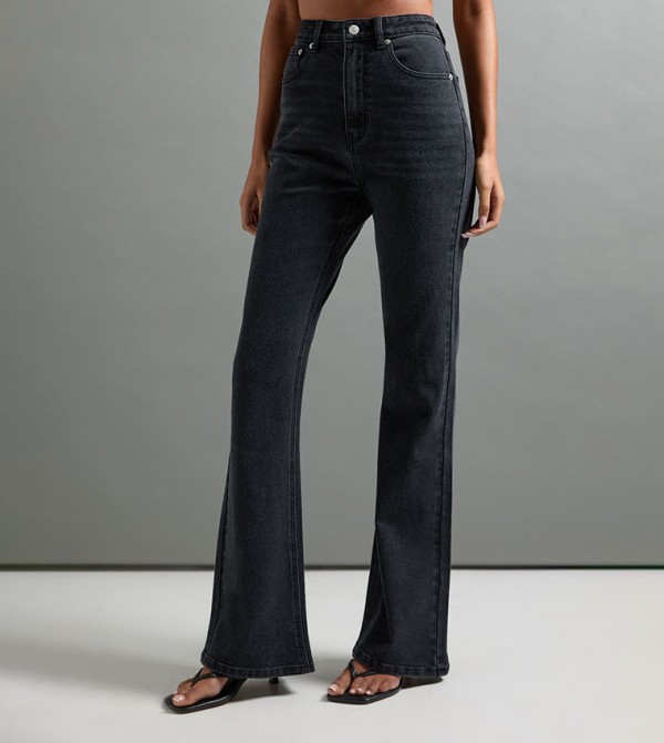 The Tall High Waist Flared Jeans