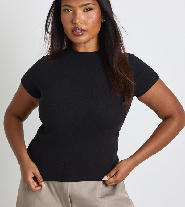 توب مرن كم طويل للمقاسات الكبيرة