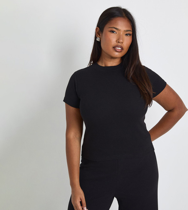 توب مرن كم طويل للمقاسات الكبيرة