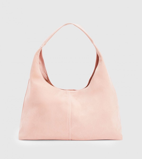 Faux Suede Tote Bag