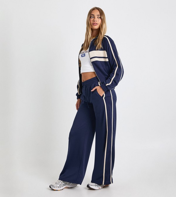Side Stripe Straight Fit Sweatpants