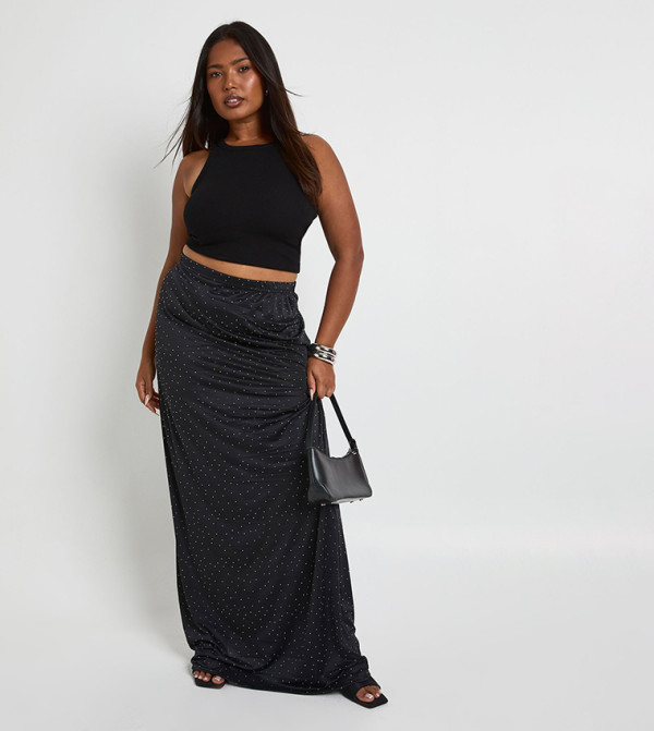 تنورة ماكسي للمقاسات الكبيرة 