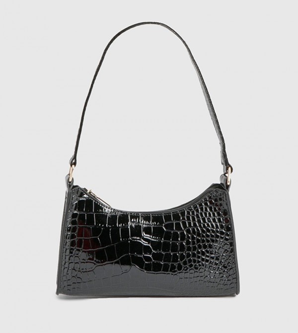 Patent Croc Shoulder Bag