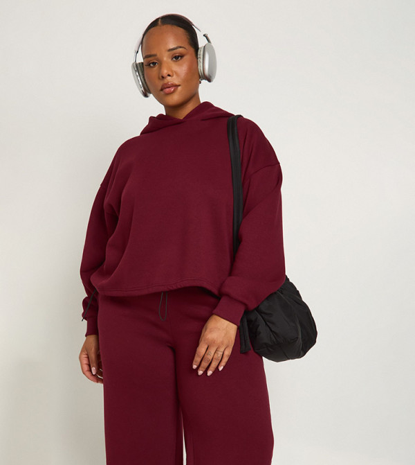 هودي كم طويل للمقاسات الكبيرة 