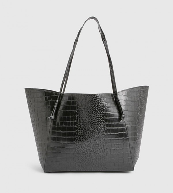 Croc Structured Tote Bag