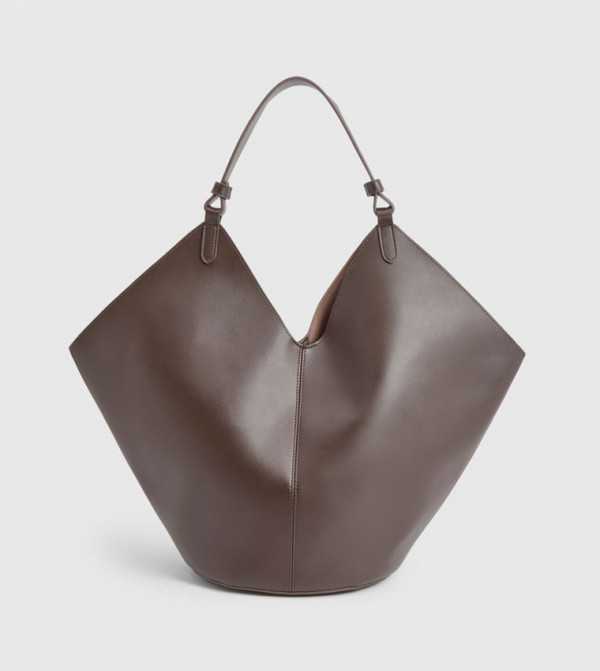 Textured Oversized Tote Bag