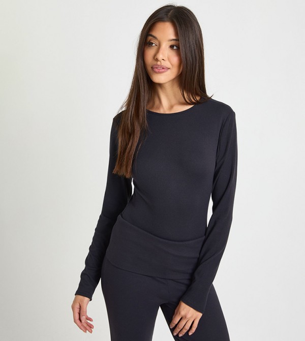 Ultra Soft Long Sleeves Bodysuit Top