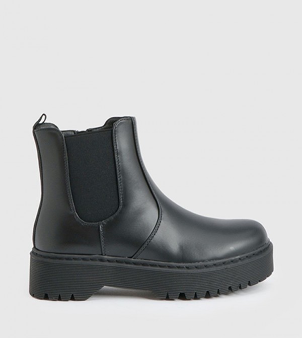 Chunky Panel Detail Chelsea Boots