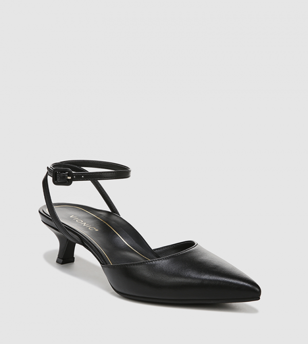Black kitten heel shoes store