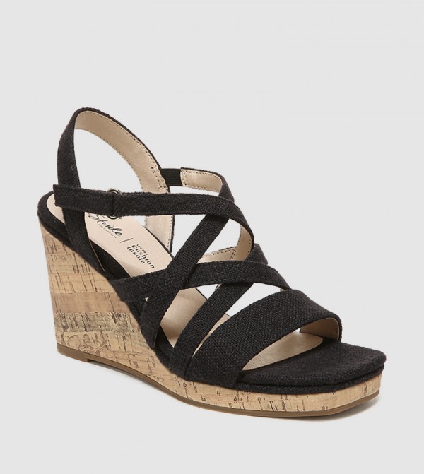 Strappy wedge sandals uk top
