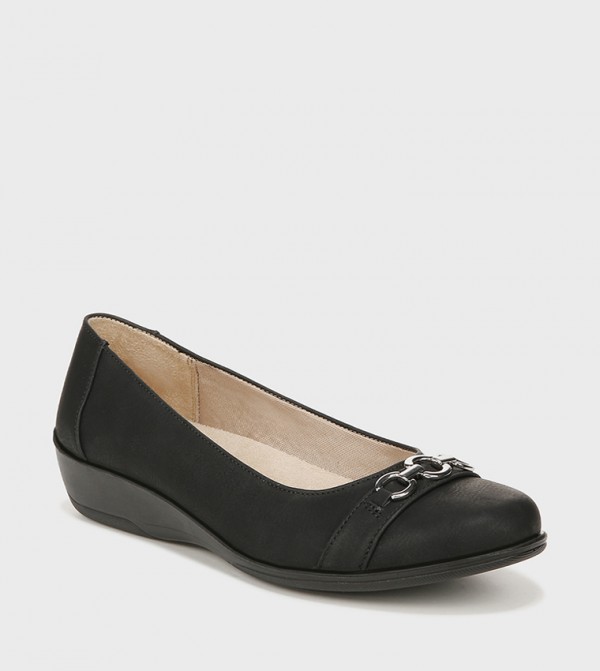 Low Wedge Comfort Ballerina