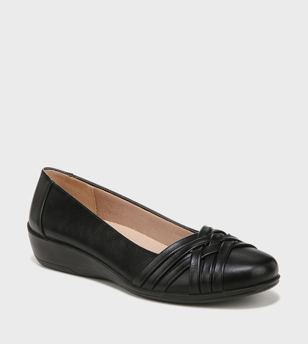 Low Wedge Comfort Ballerina