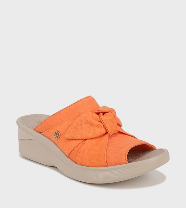 SMILE Peep Toe Wedge Sandals
