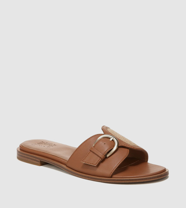 Buy Charles u0026 Keith Woven Slide Sandals In Black | 6thStreet UAE