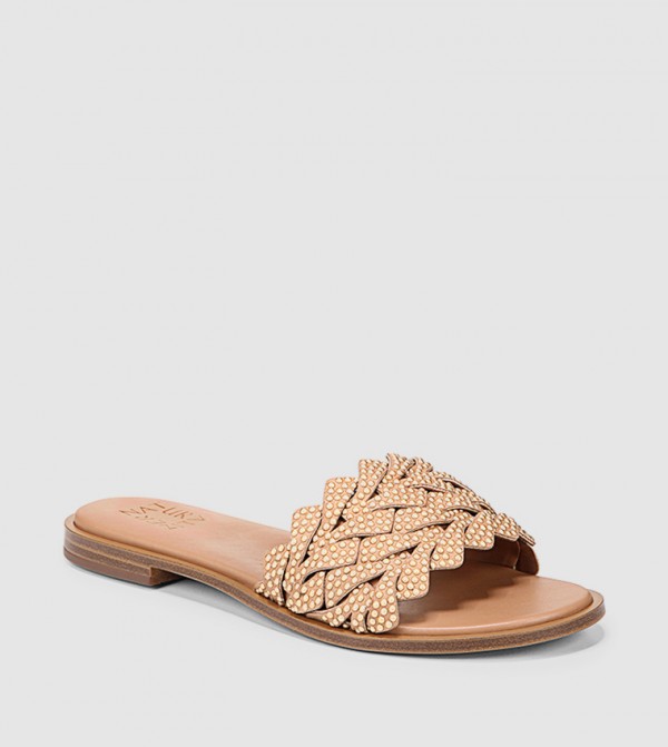 FERNANDA Embellished Flat Sandals