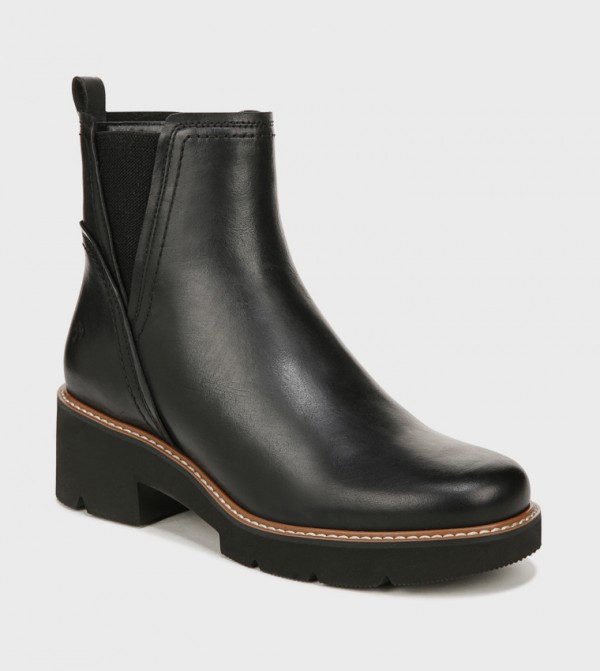 DARRY Round Toe Ankle Boots
