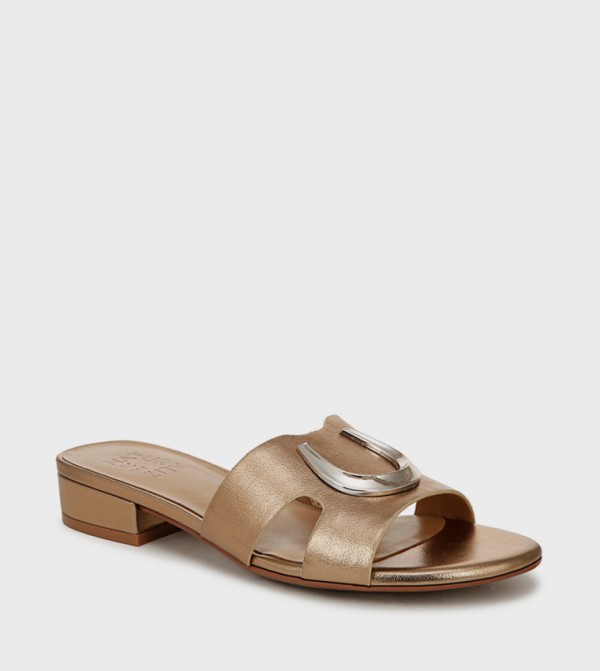MISTY Metal Detail Low Heel Sandals