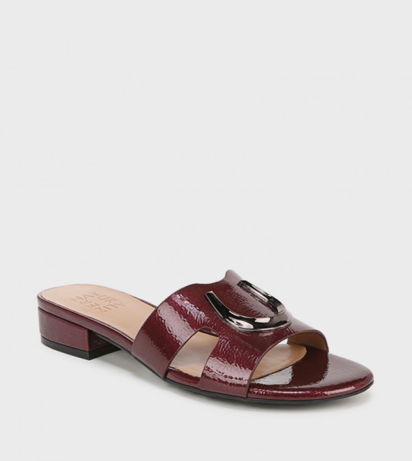 MISTY Metal Detail Low Heel Sandals