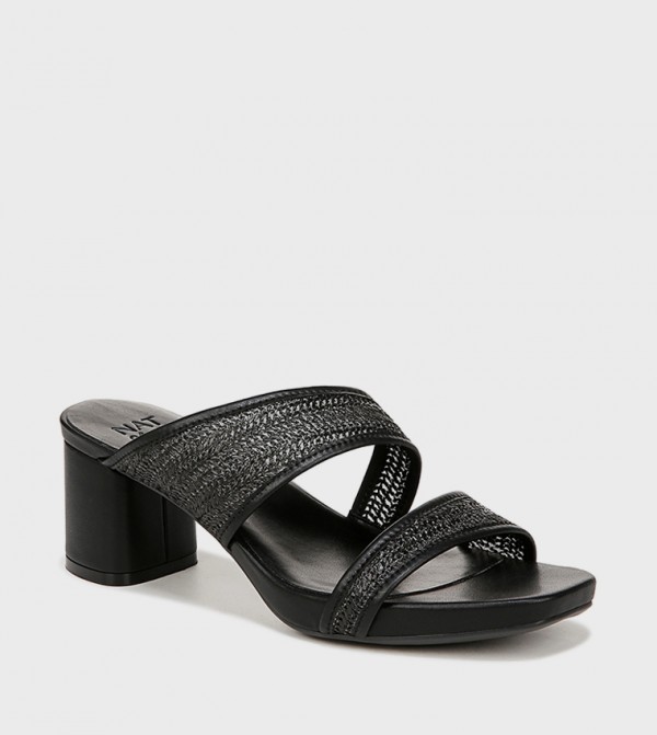 Buy Charles Keith Toe Ring Stacked Heel Sandals In Grey 6thStreet Bahrain