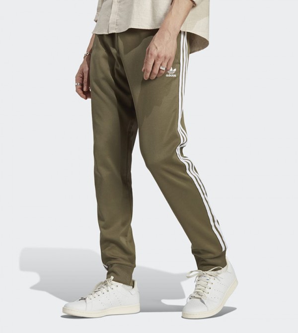 Men's Adidas Originals Adicolor Classics SST Quilted Track Pants Olive  Jogger XL