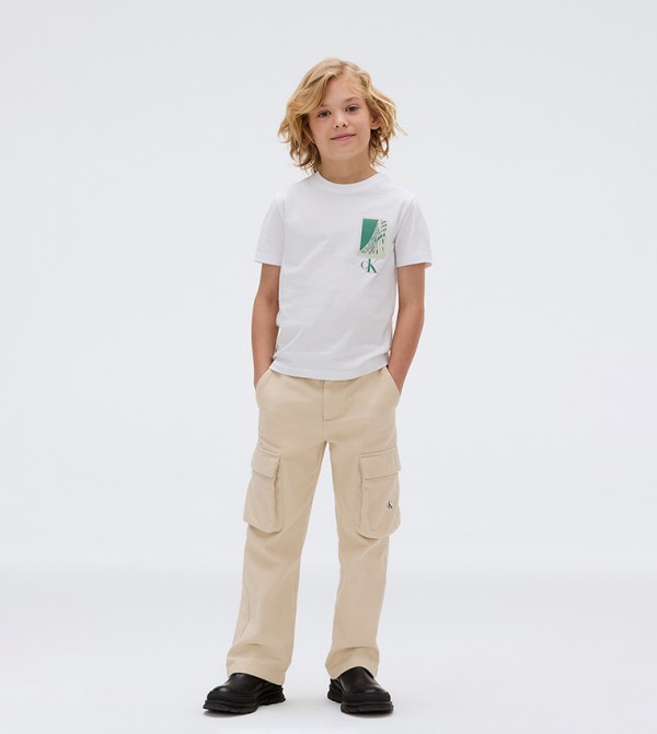 Monogram Printed Short Sleeves T-Shirt